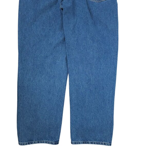 Carhartt Relaxed Fit B160 STW Jeans Mens 44x32 Medium Wash Denim Straight Leg - Picture 12 of 15